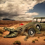 How to Create an Exotic Crocomobile in Photoshop icon